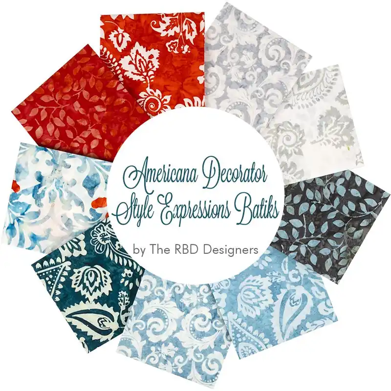 Viral Americana Decorator Style Expressions Batiks Fat Quarter Bundle | Riley Blake Designs