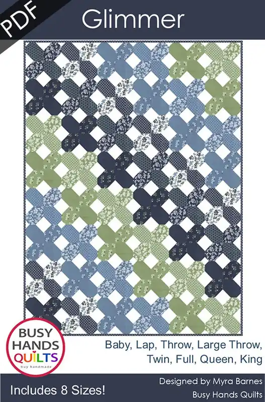 Money Back Guarantee Glimmer Downloadable PDF Quilt Pattern | Busy Hands Quilts