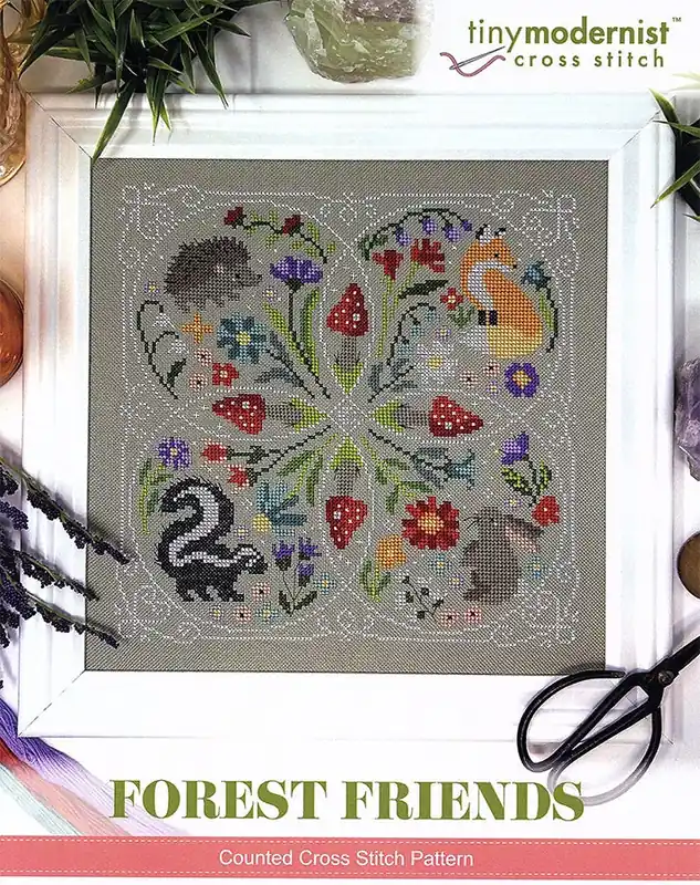Forest Friends Cross Stitch Pattern | Tiny Modernist Professional Grade