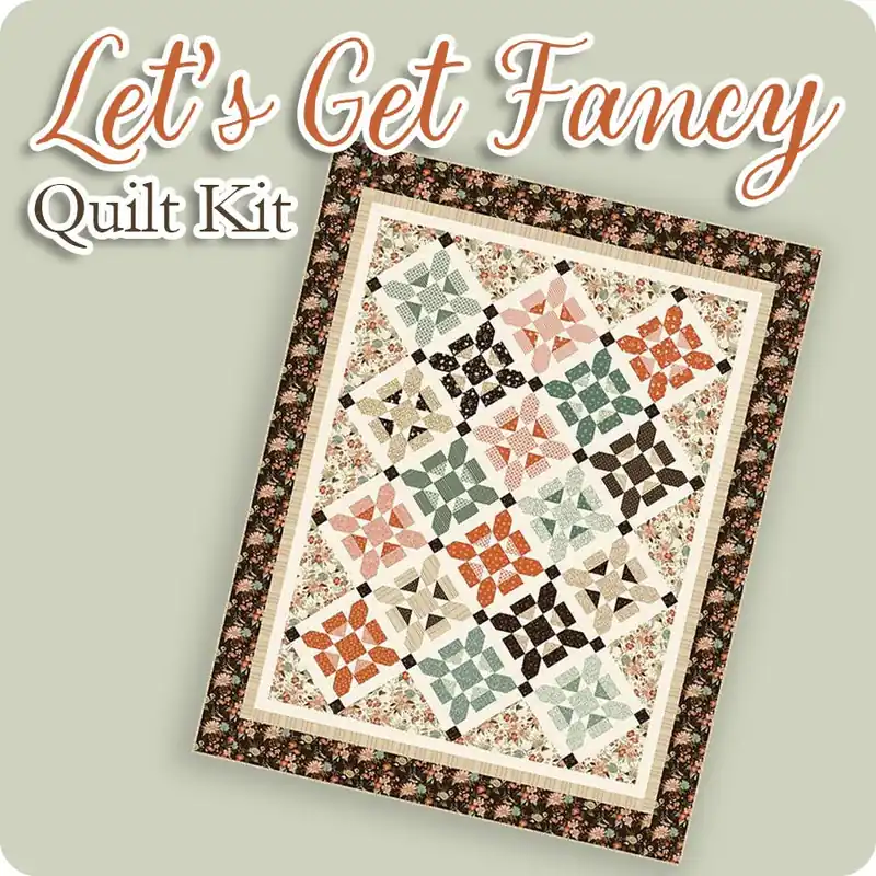 Best Price Let's Get Fancy Quilt Kit | Featuring Morning Latte by Sandy Gervais