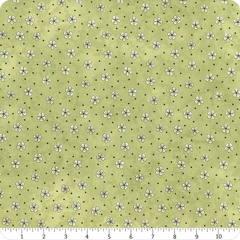Pocketful of Posies Green Posies Tossed Yardage | SKU# 3394-66 Deal