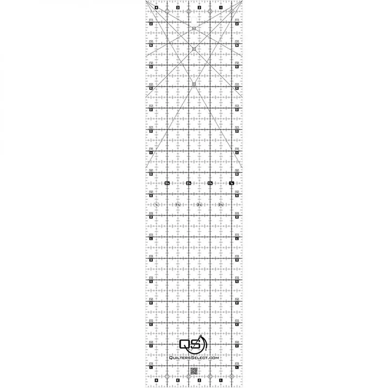 Quilter's Select 4.5" x 18" Crystal Quilting Ruler | Quilter's Select #QS-CRL4.5X18 Buy Direct