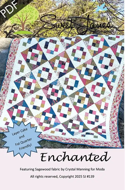 Buy Online Enchanted Downloadable PDF Quilt Pattern | Sweet Jane's Quilting and Design