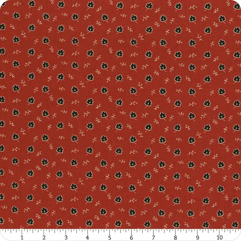 Carolina Red Acorn Leaf Yardage | SKU# 5316-R Super Sale