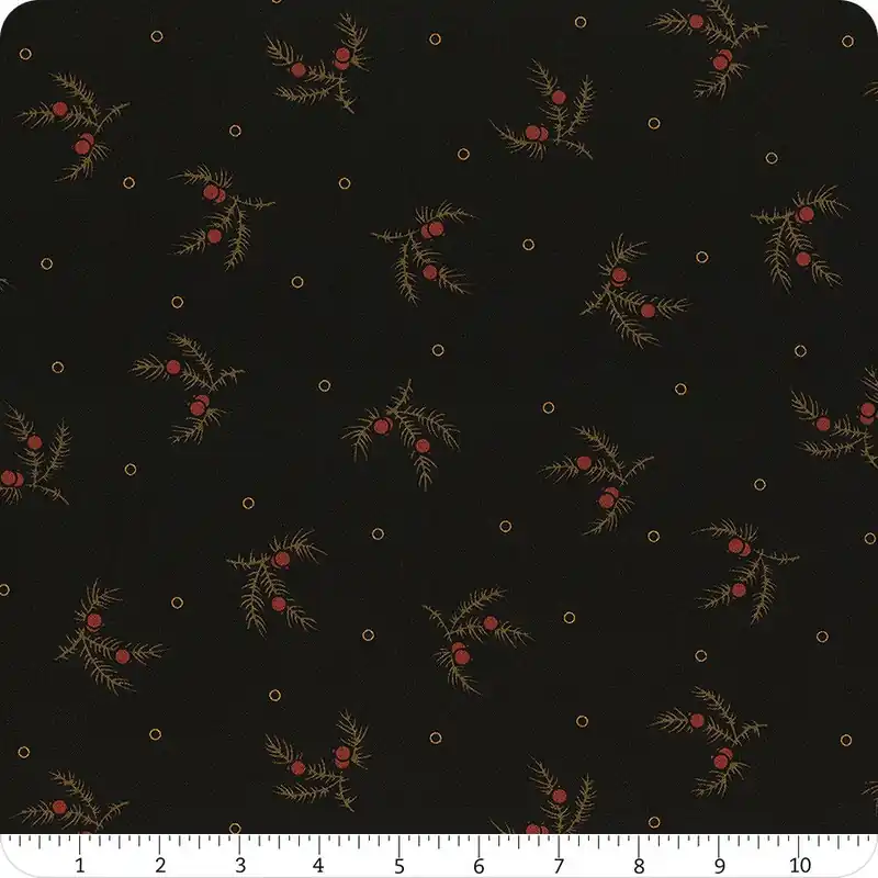 Save Now Carolina Black & Red Tossing Sprig Yardage | SKU# 5315-KR