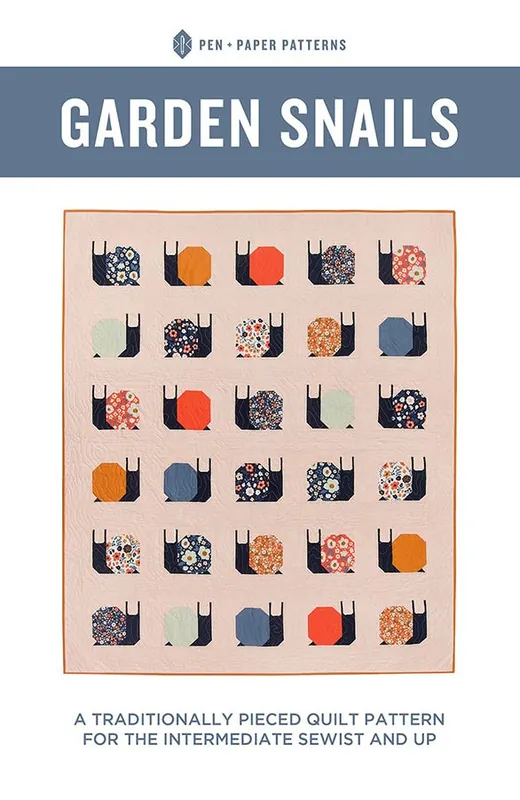 Buy Online Garden Snails Quilt Pattern | Pen and Paper Patterns #102PAPP
