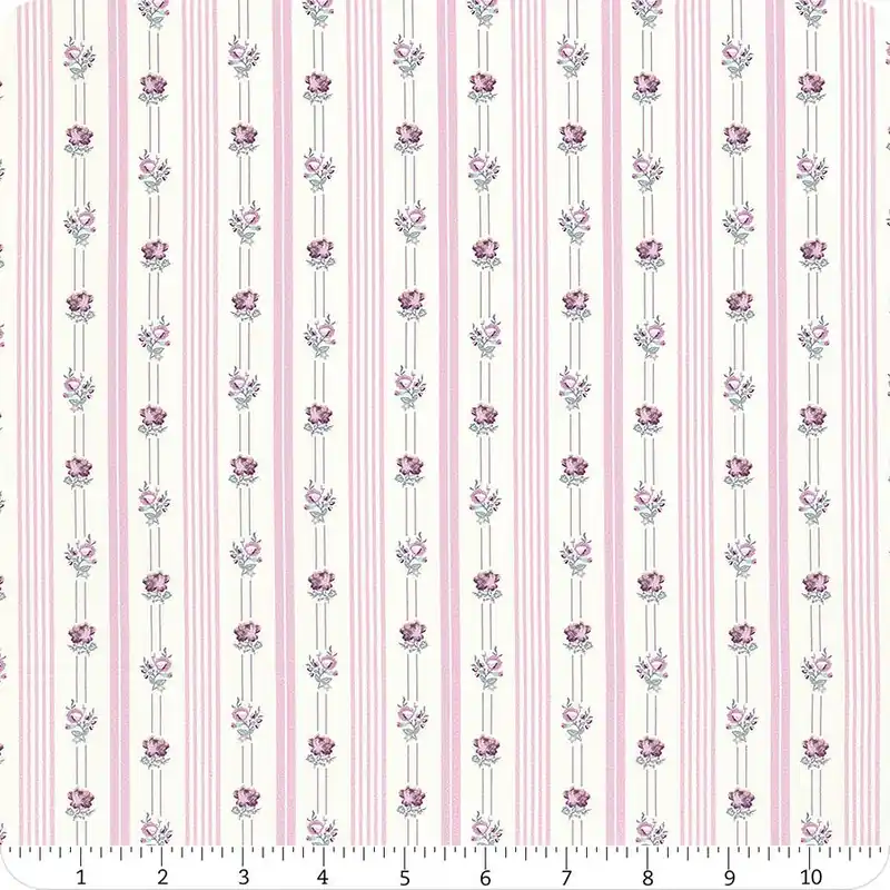 Louisa Pink Stripe Digitally Printed Yardage | SKU# Y4410-42 Genuine