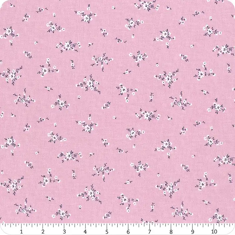 Top Rated Louisa Dark Pink Petite Floral Digitally Printed Yardage | SKU# Y4411-73