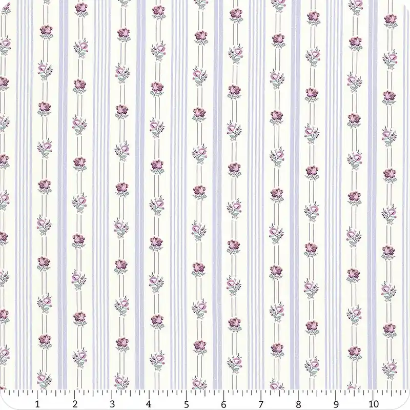 Louisa Light Periwinkle Stripe Digitally Printed Yardage | SKU# Y4410-84 Same Day Shipping