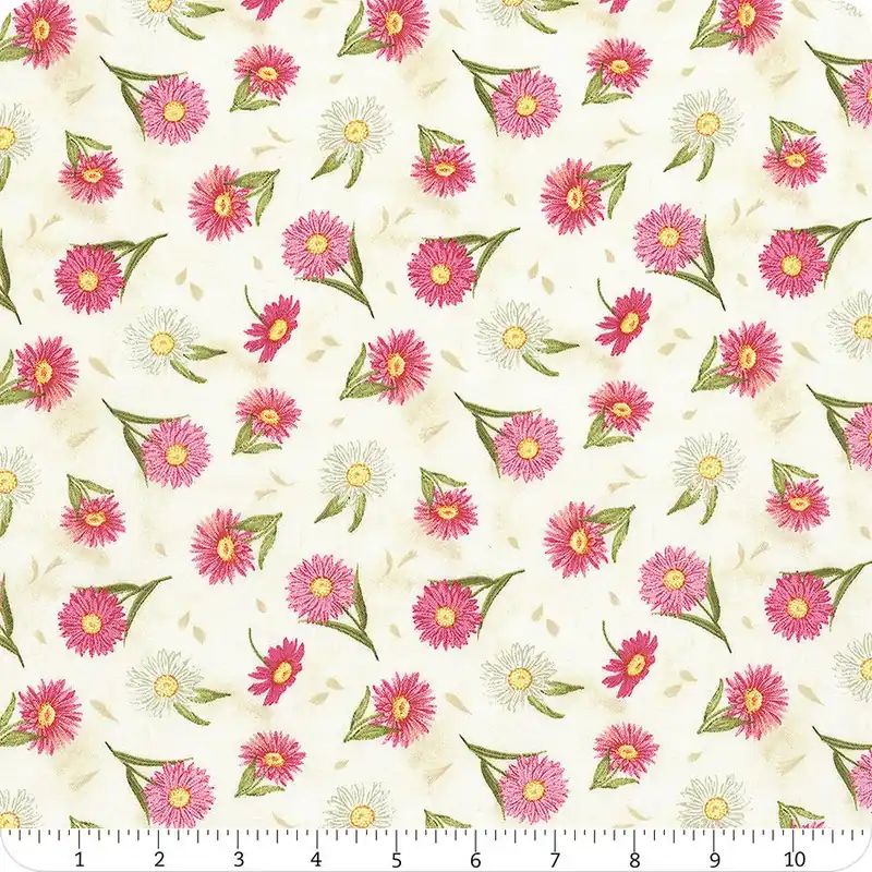 Discount Paisley Punch Cream Small Flowers Yardage | SKU# 27719-213