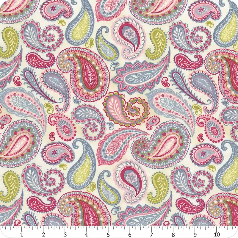 Mega Sale Paisley Punch Cream Paisleys Yardage | SKU# 27716-234