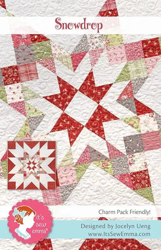 Snowdrop Quilt Pattern | It's Sew Emma #ISE-299 Professional Grade