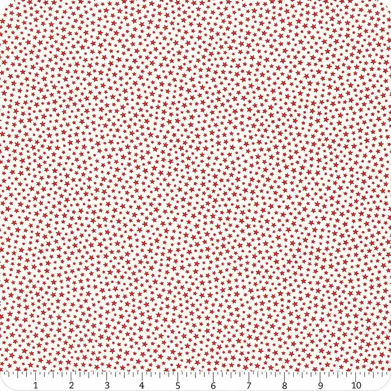 Star Spangled Beauty Red Sparkle Stars Yardage | SKU# MAS10846-R Worldwide Shipping