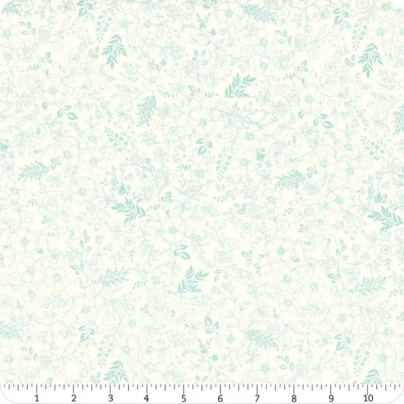 Star Spangled Beauty Aqua Toile Yardage | SKU# MAS10842-Q Money Back Guarantee