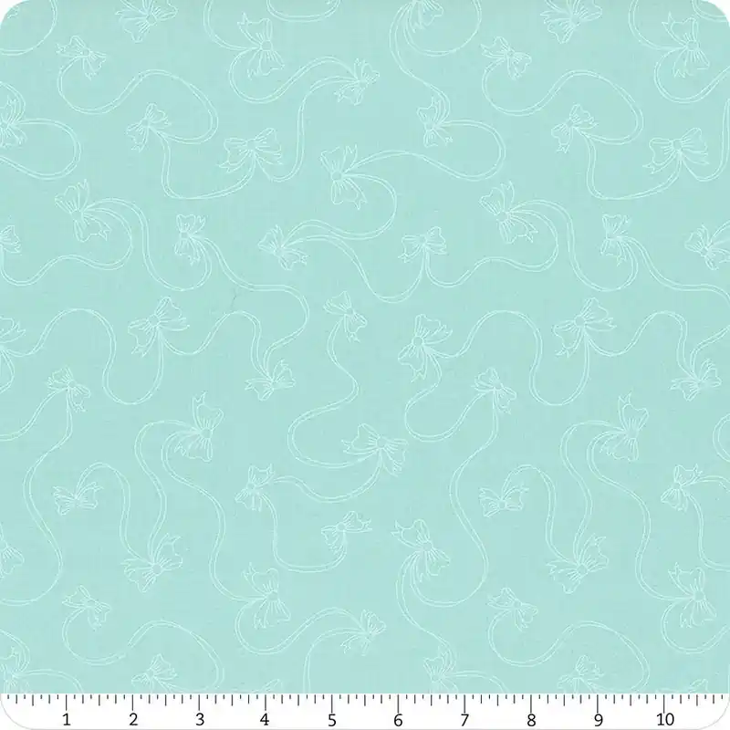 Trusted Brand Star Spangled Beauty Aqua Bows Yardage | SKU# MAS10844-Q
