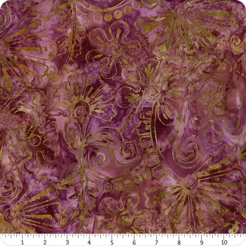 Boho Spirit Batiks Pansy Boho Floral Yardage | SKU# 83340-85 Holiday Sale
