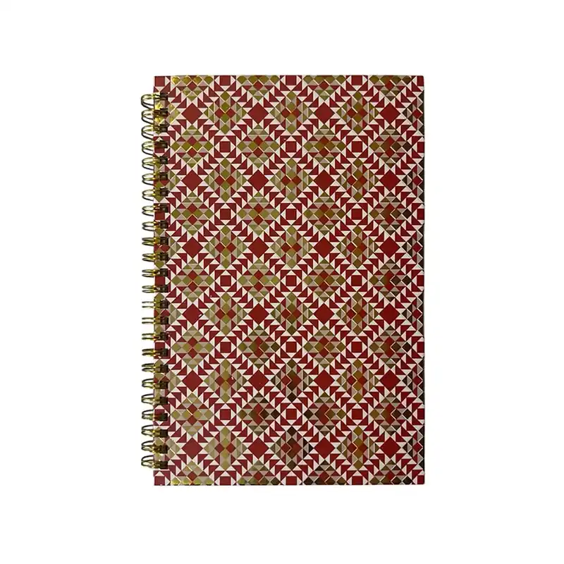 Chinese Holiday Spiral Notebook | Built Quilt #BQ-SPCQCH Secure Checkout