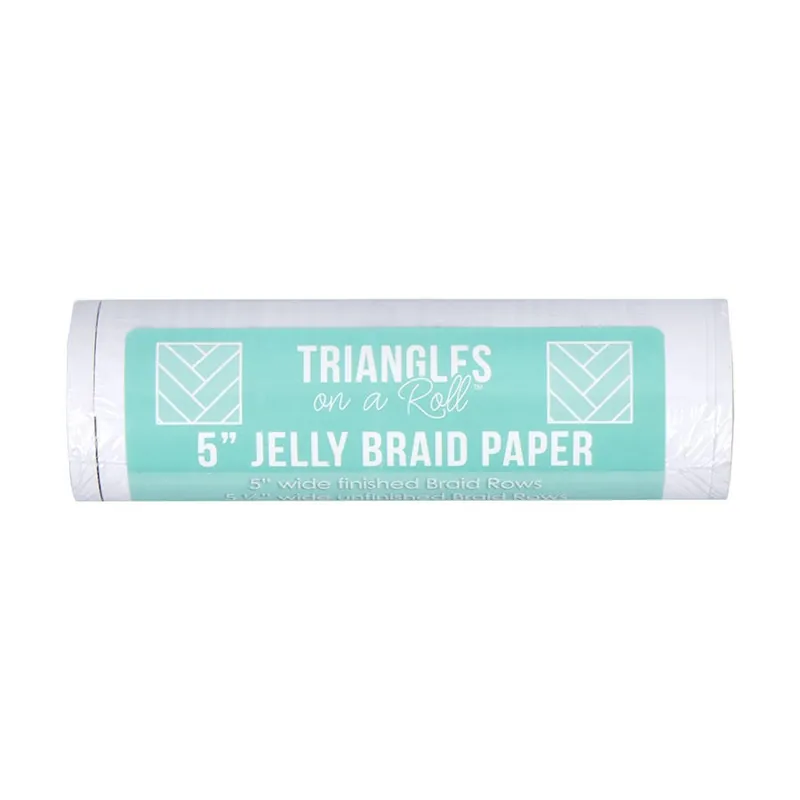 5" Jelly Braid Paper | Triangles on a Roll #ISE-JB5 High Quality