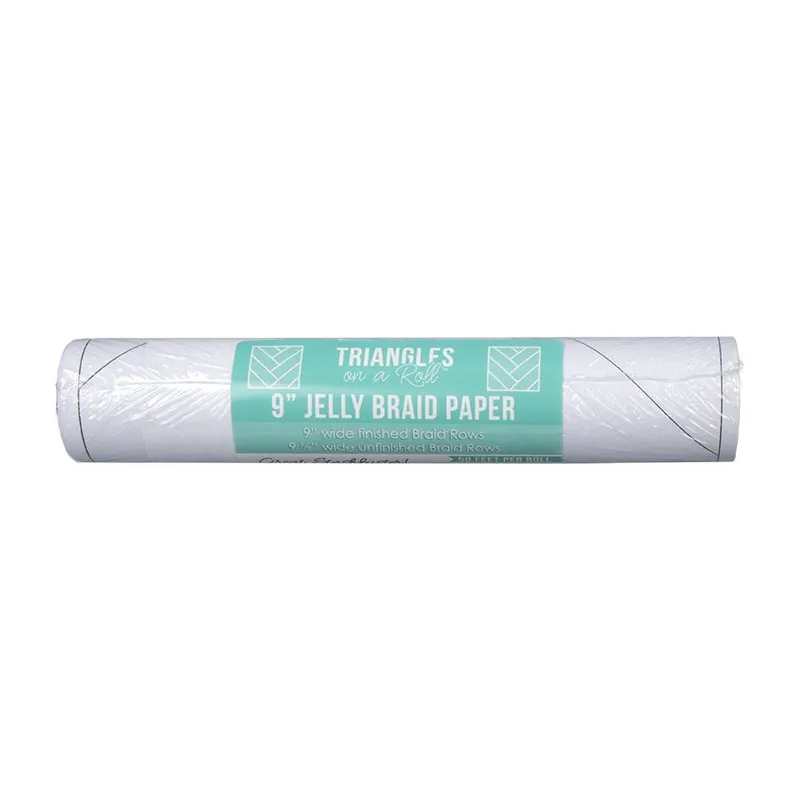 9" Jelly Braid Paper | Triangles on a Roll #ISE-JB9 Fresh Stock