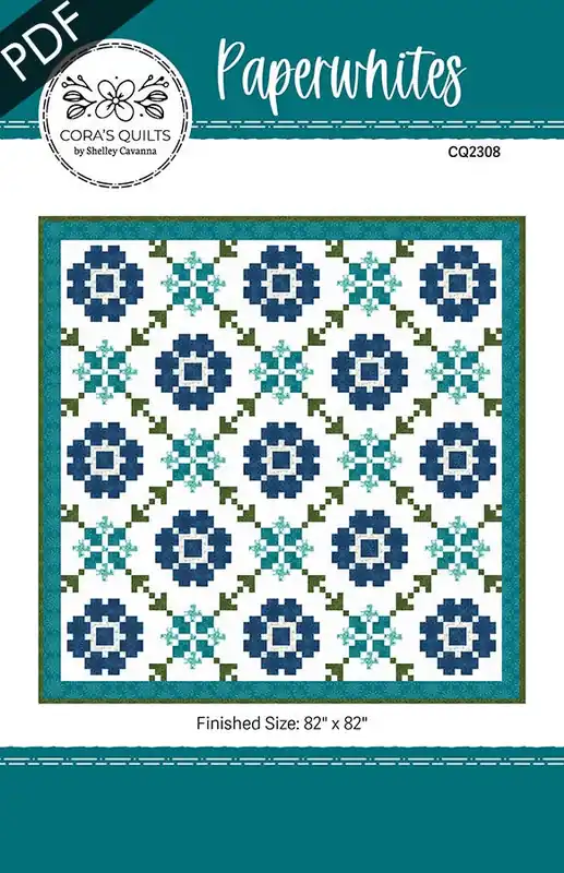Wholesale Paperwhites Downloadable PDF Quilt Pattern | Cora's Quilts
