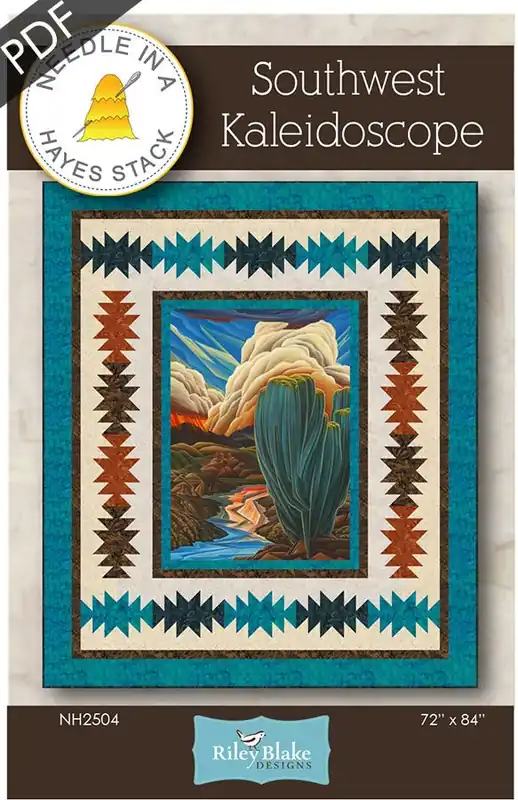 Best Price Southwest Kaleidoscope Downloadable PDF Quilt Pattern | Needle in a Hayes Stack
