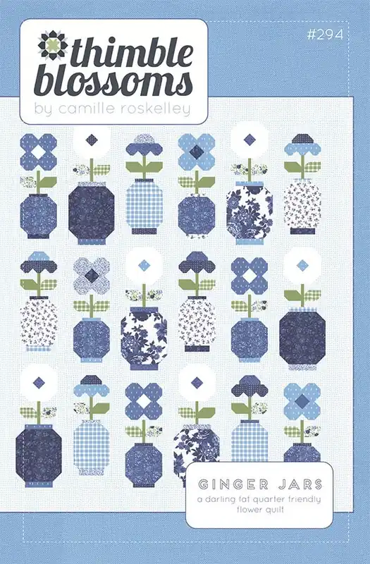 Ginger Jars Quilt Pattern | Thimble Blossoms #TB-294 Limited Offer