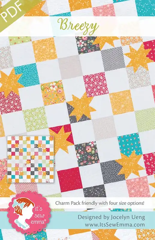 Secure Checkout Breezy Downloadable PDF Quilt Pattern | It's Sew Emma