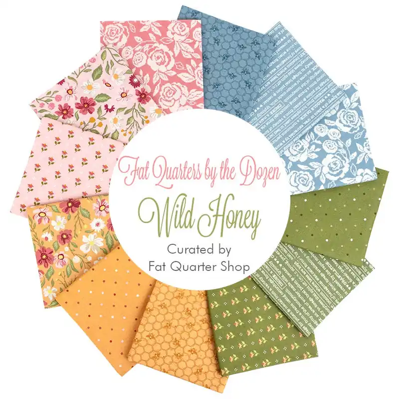 Wild Honey Fat Quarters by the Dozen Companion Fat Quarter Bundle | Curated by Fat Quarter Shop featuring Moda Fabrics Best Choice