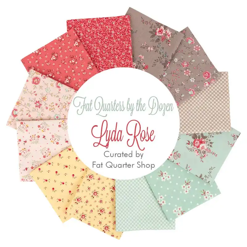 Premium Lyda Rose Fat Quarters by the Dozen Companion Fat Quarter Bundle | Curated by Fat Quarter Shop featuring Moda Fabrics