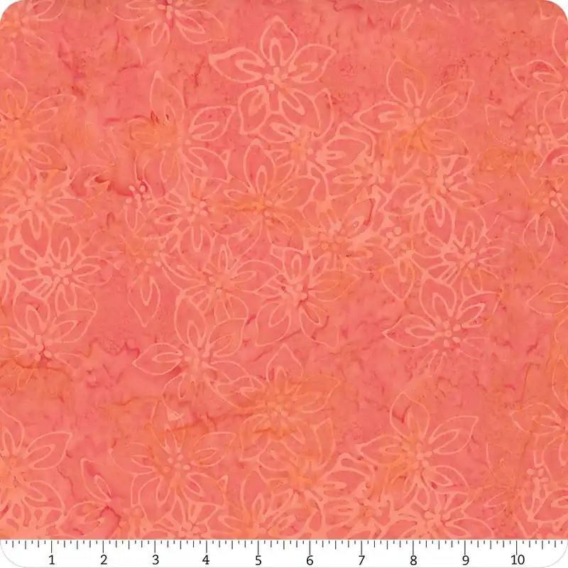 Instant Buy Coral Beach Batiks Reef Azaleas Yardage | SKU# 3690Q-X