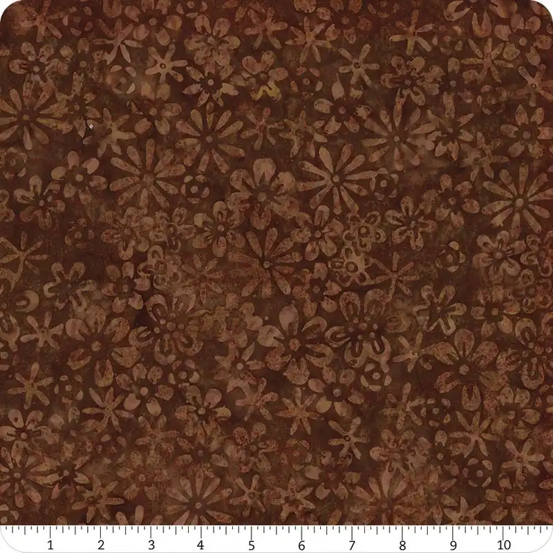 Coral Beach Batiks Cocoa Bean Garden Yardage | SKU# 3678Q-X Crafted