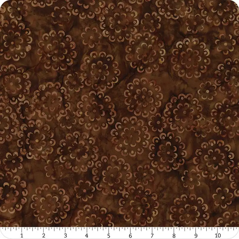 Worldwide Shipping Coral Beach Batiks Cocoa Bean Doilies Yardage | SKU# 3677Q-X