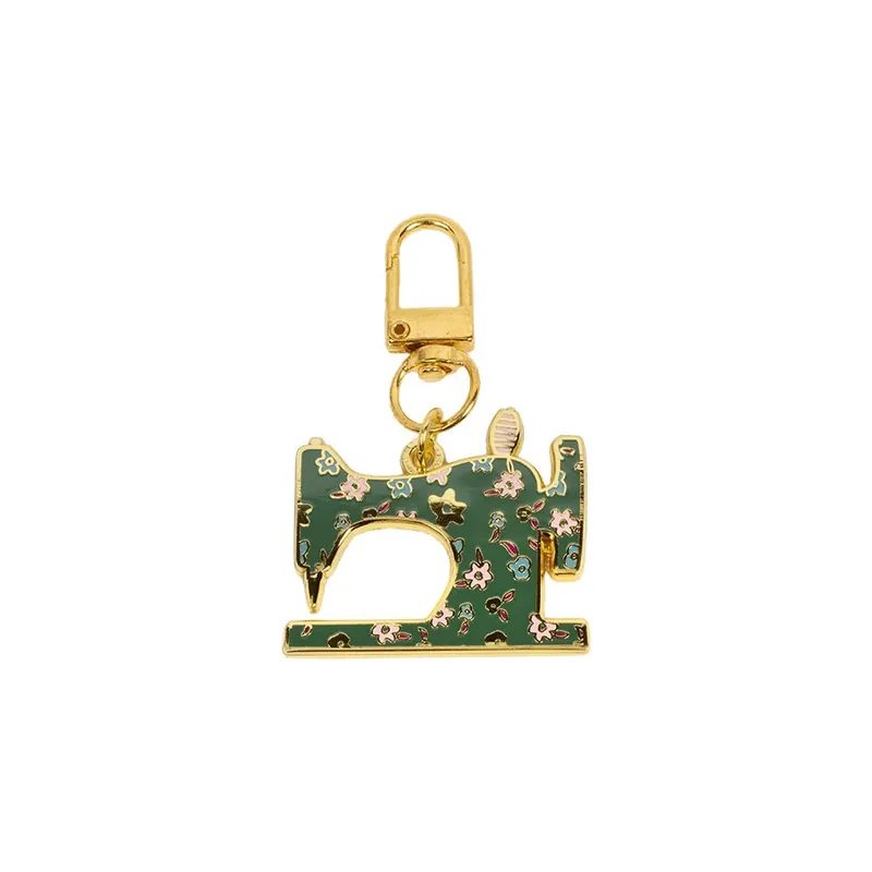 Green Sewing Machine Enamel Charm | Minki Kim #GSMEC Buy Online
