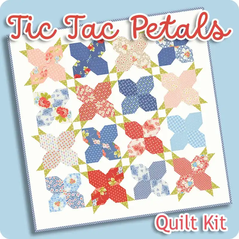 Special Offer Tic Tac Petals Quilt Kit | Featuring Rosie by Fig Tree Quilts