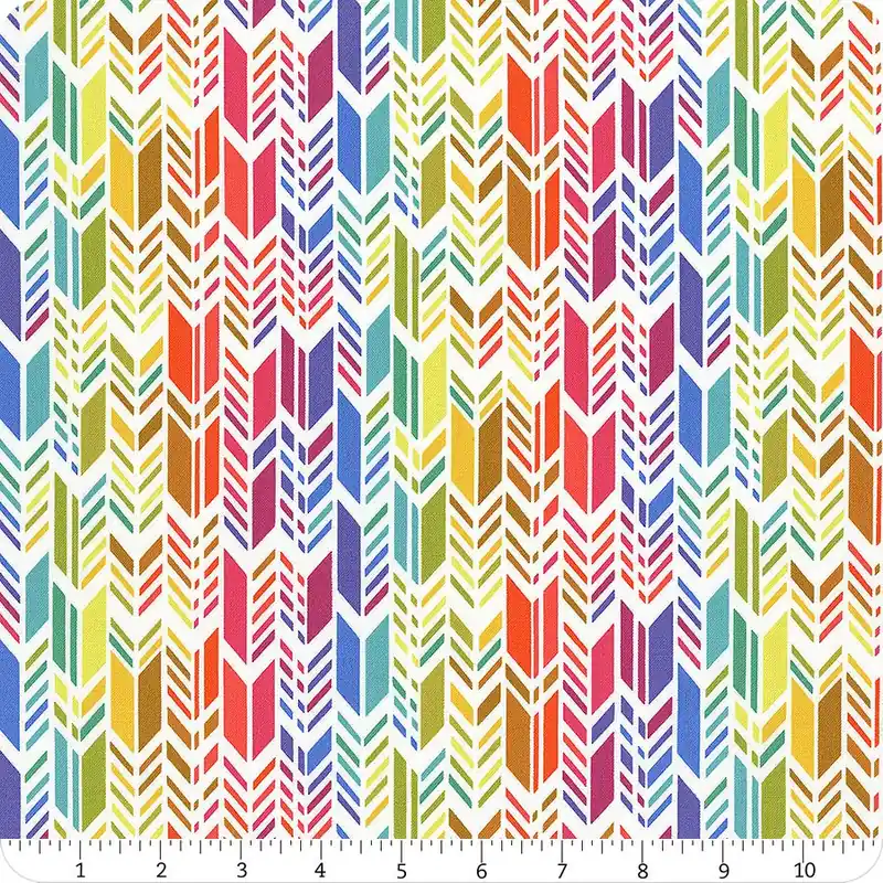 Color Wheel Day Spectrum Feathers Yardage | SKU# 1445-L Budget