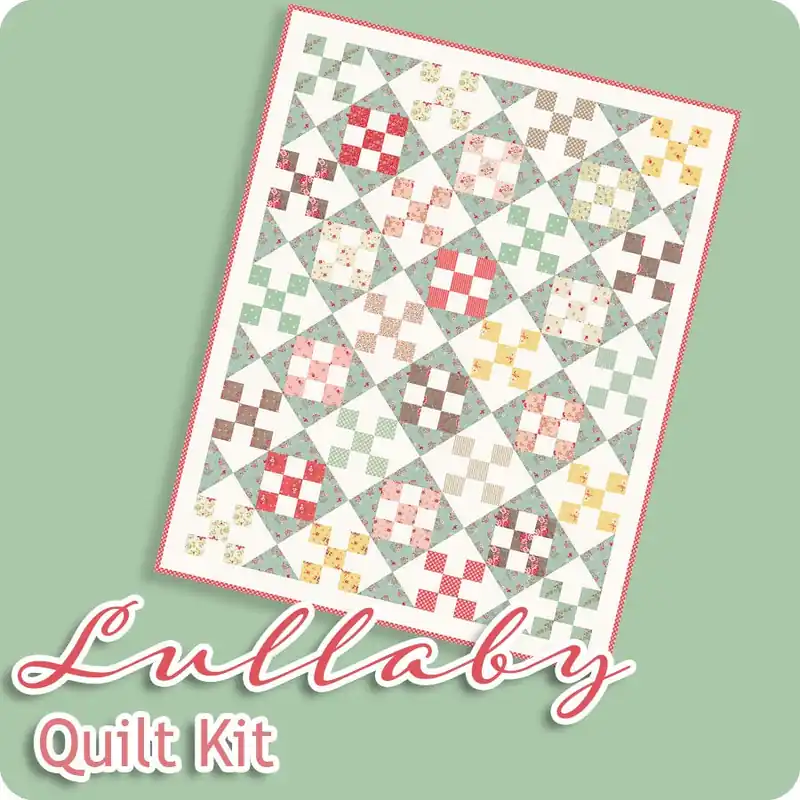 Direct From Factory Lullaby Quilt Kit | Featuring Lyda Rose by Bunny Hill Designs