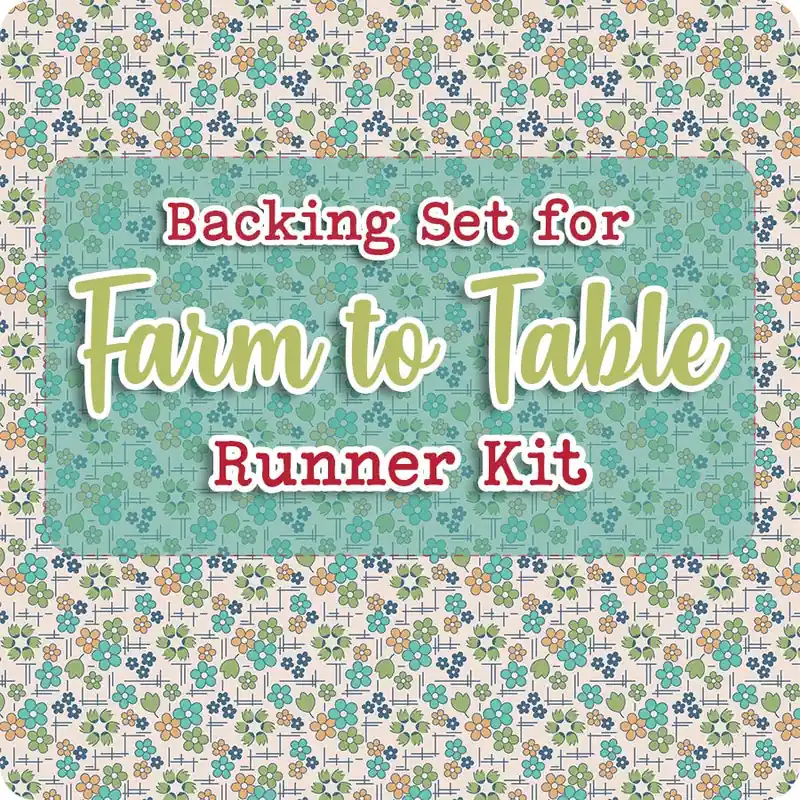 Backing Set for Farm to Table Runner Quilt Kit Reservation | 2.625 yards of SKU# C17161-SEAGLASS Buy Direct