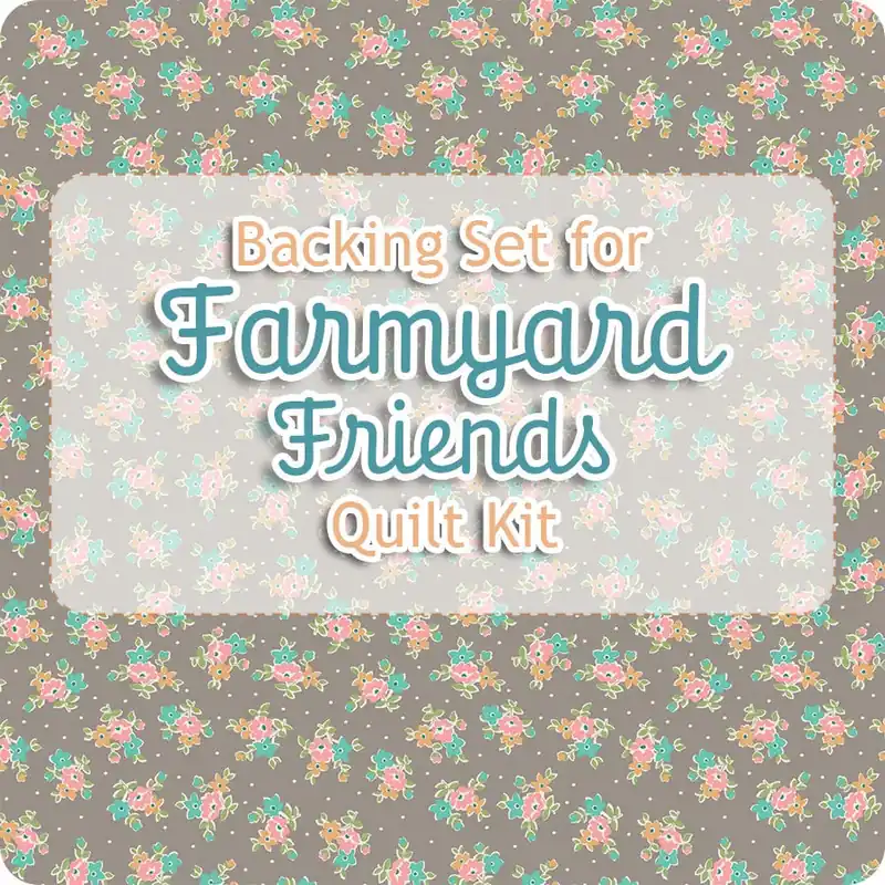 Backing Set for Farmyard Friends Quilt Kit Reservation | 5.125 yards of SKU# C17177-RUSTIC Grab Now