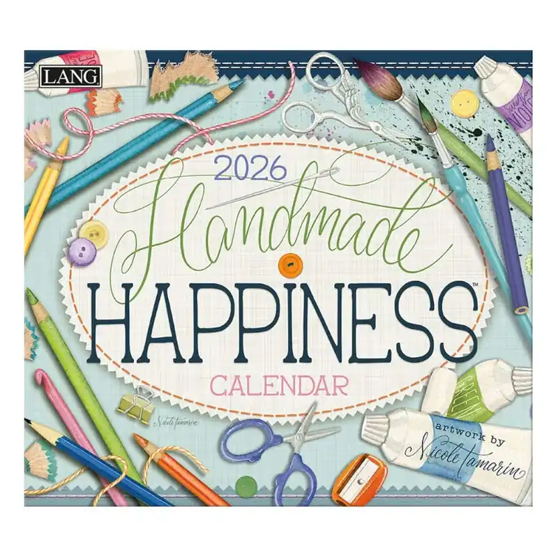 Handmade Happiness 2026 Wall Calendar | Lang #26991002031 New Release