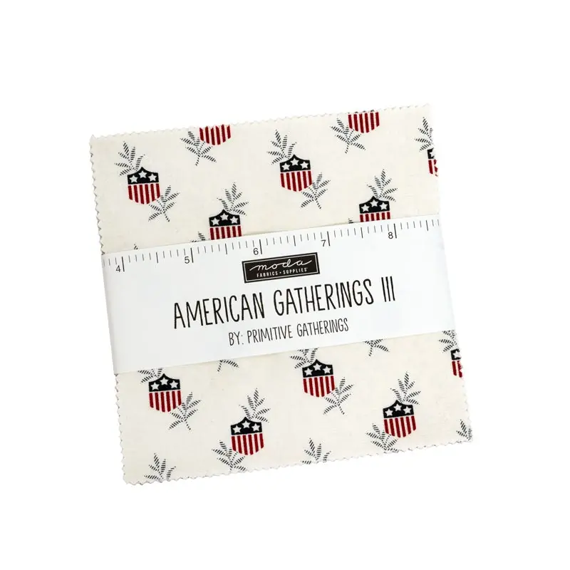 American Gatherings III Charm Pack Reservation | Primitive Gatherings for Moda Fabrics Sale