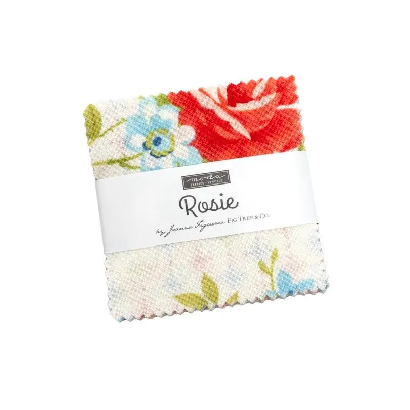 Rosie MINI Charm Pack Reservation | Fig Tree & Co. for Moda Fabrics No Minimum Order