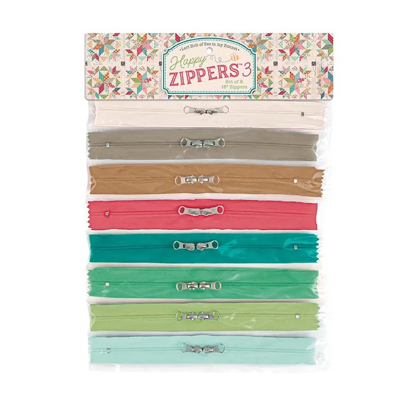 Happy Zippers 3 | Lori Holt of Bee in my Bonnet #ST-46804 Wholesale