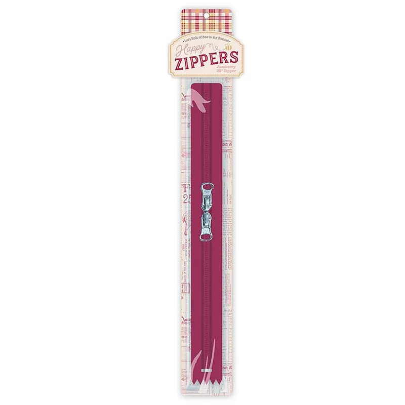 Secure Checkout Jazzberry 22" Happy Zipper | Lori Holt of Bee in my Bonnet #ST-46805