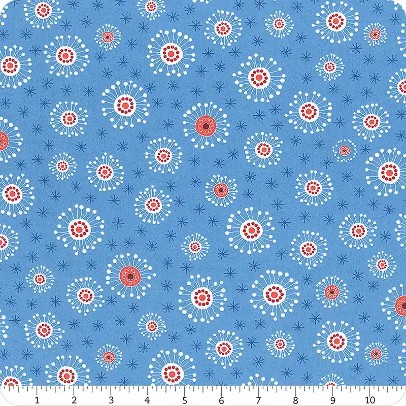 Cheap Tiny Secrets Blue Fairy Lights Yardage | SKU# 17147-50
