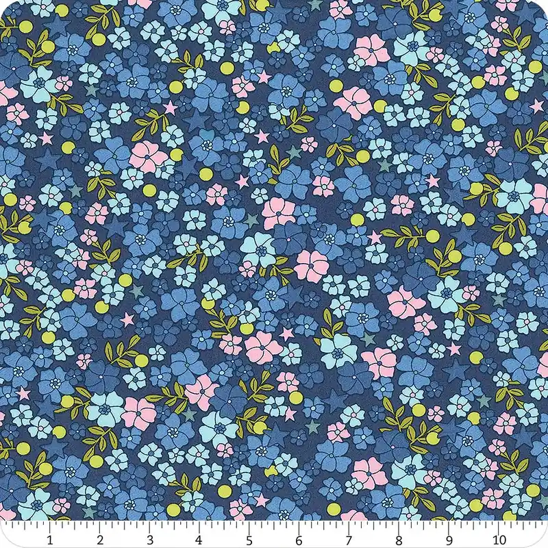 Tiny Secrets Navy Hidden Garden Yardage | SKU# 17144-11 Genuine