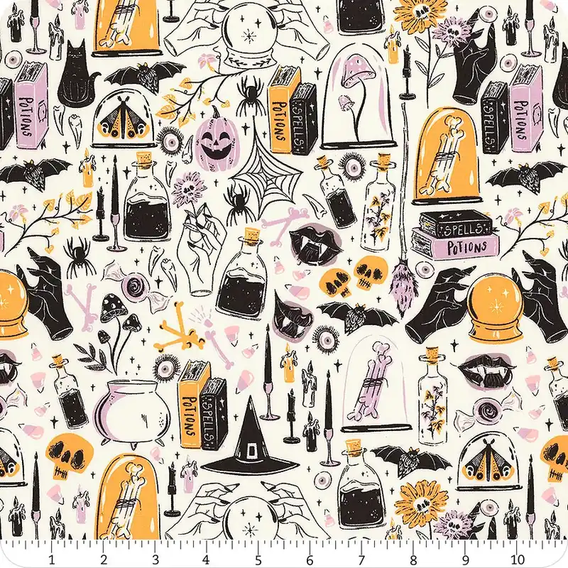Ghostly & Haunted Moon Witching Hour Yardage | SKU# GHH-13132 High Quality