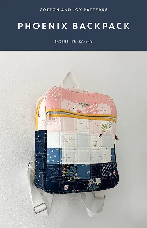 Popular Phoenix Backpack Sewing Pattern | Cotton and Joy #CJ135