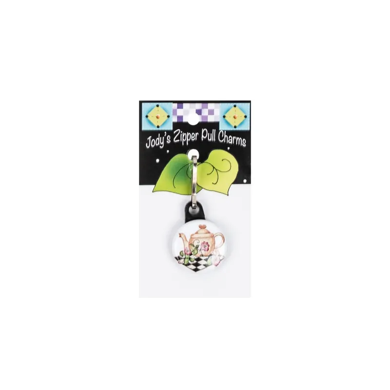 Mega Sale Teapot Zipper Charm | Jody Houghton Designs #JHDZP-93