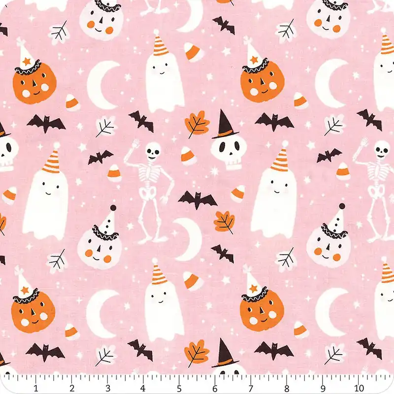 Buy Online Hey Pumpkin Pink Main Yardage | SKU# C16030-PINK