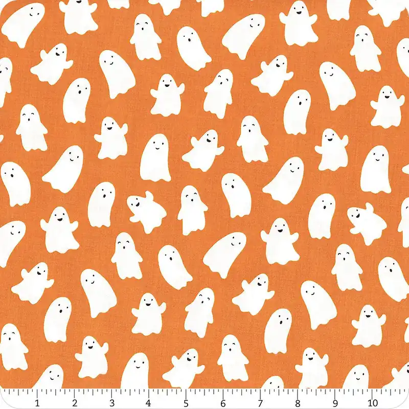 Low Price Hey Pumpkin Pumpkin Ghosts Yardage | SKU# C16032-PUMPKIN